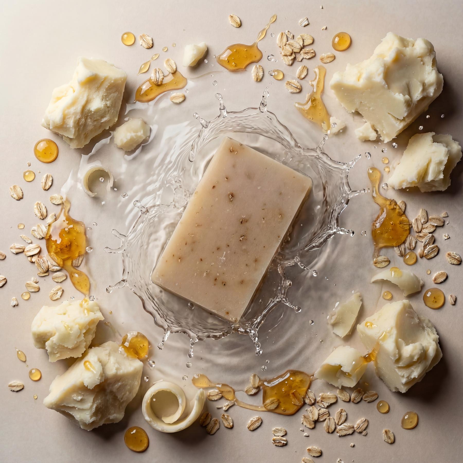 Shea Honey Oatmeal | Coconut Soap