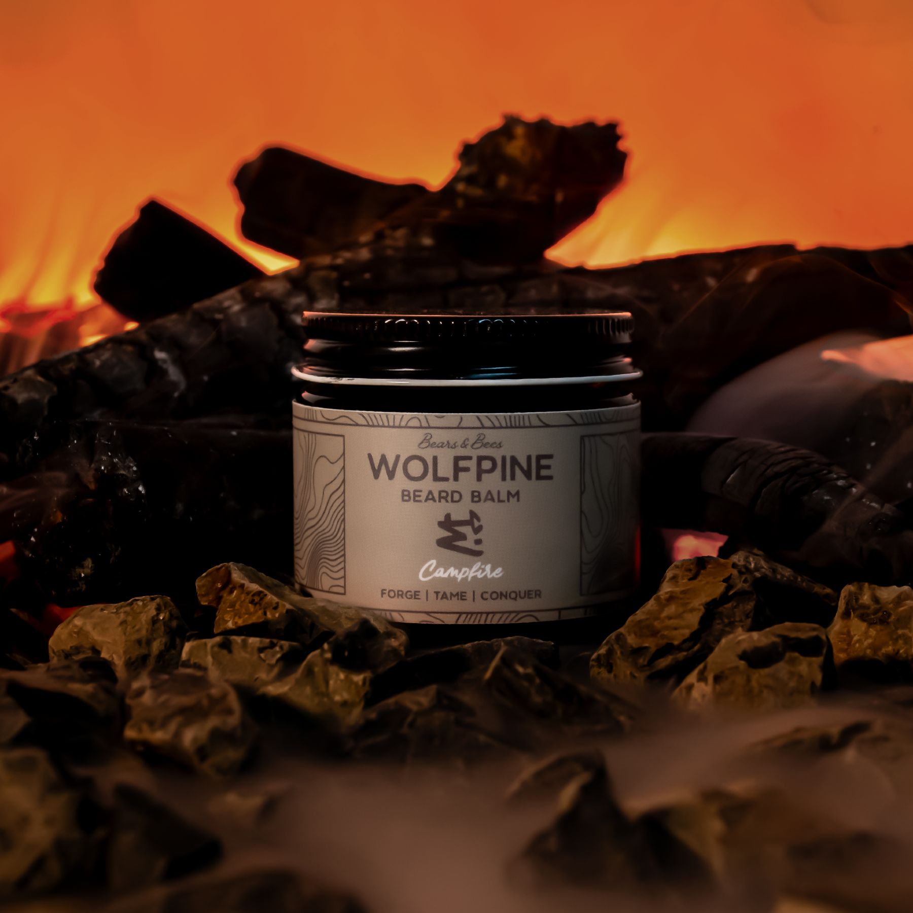 WOLFPINE | Tallow Beard Balm - Campfire (2oz)